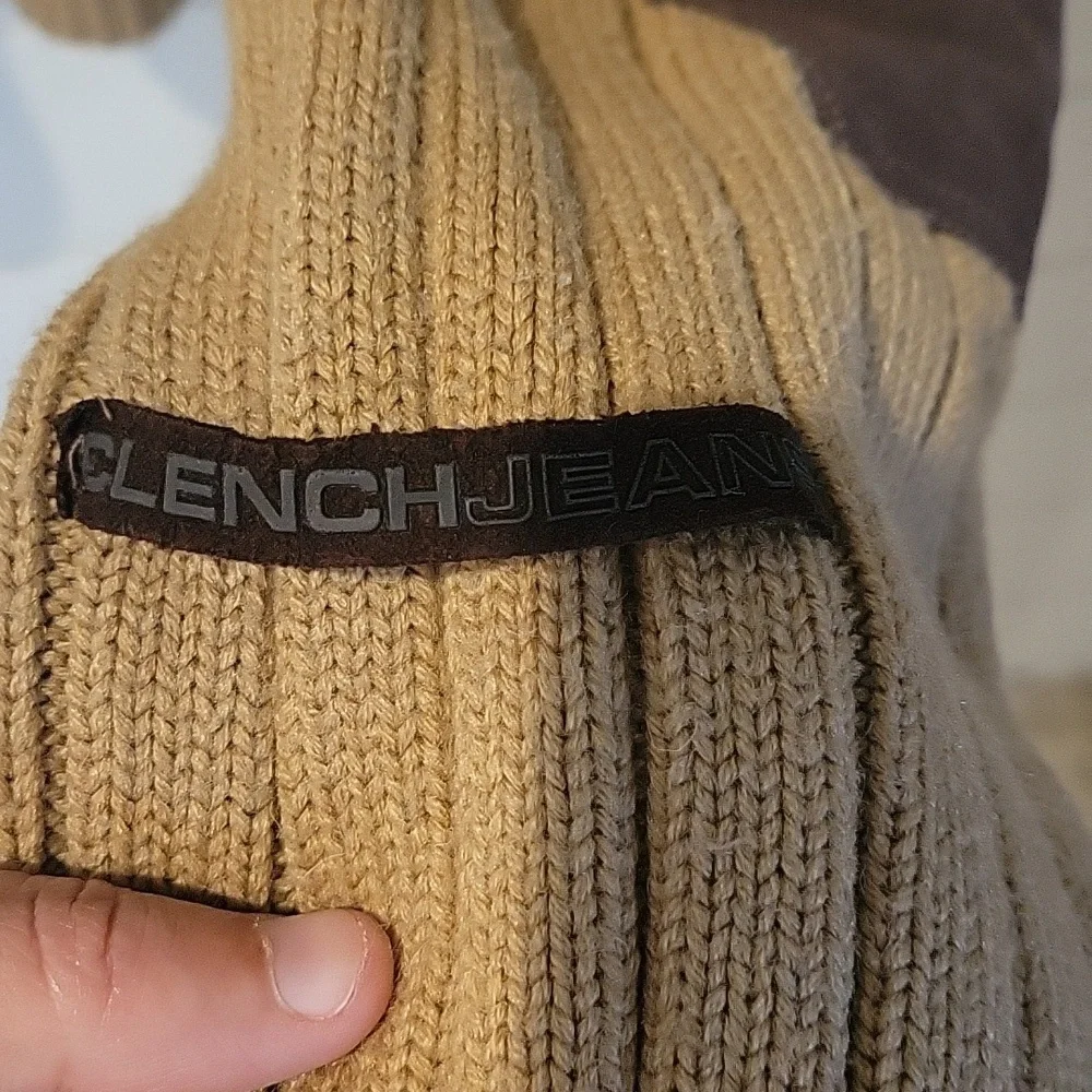 CLENCH JEANS PULLOVER SWEATER  XXL  TAN/BROWN